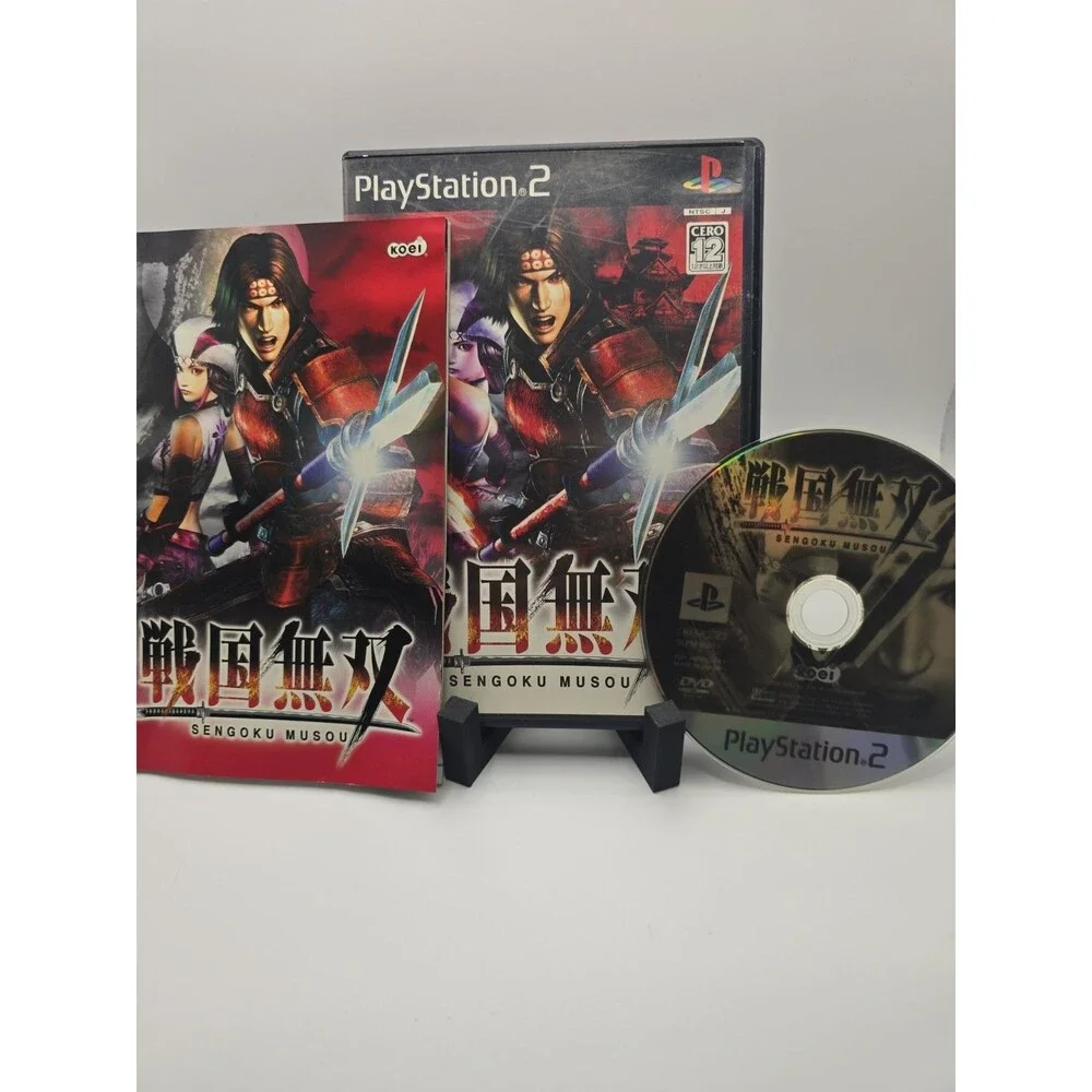 Sengoku Musou Samurai Warriors Sony PlayStation 2 PS2 Koei Japan US Seller